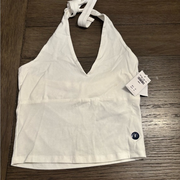Holister - Small - White halter tank top - Picture 3 of 3